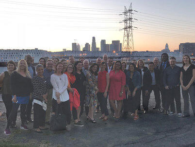 LAF Board and Staff by the LA River