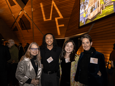 Four guests smile for the camera at the LAF Annual Benefit