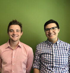 New LAF employees Devin McCue and Rory Doehring