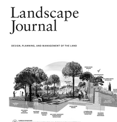 Cover of Landscape Journal Nov 2024 issue with a landscape cross-section